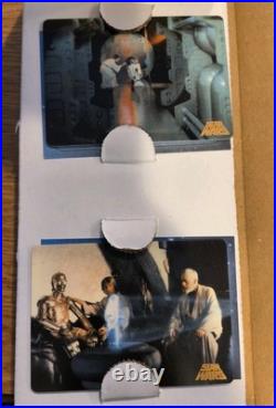 Star Wars A New Hope Porcelain 16 Card Set In Boxes W COA's. Hamilton