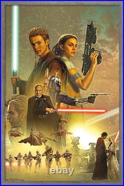 Star Wars Attack of the Clones Celebration Mural Wall Poster, 22.375 X 34