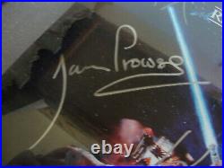 Star Wars Autographed Laserdisc Harrison Ford George Lucas Hamill, Prowse