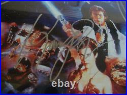 Star Wars Autographed Laserdisc Harrison Ford George Lucas Hamill, Prowse