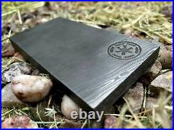 Star Wars-Beskar Steel Ingot-Handmade Damascus Steel Billet-Bar-Manadlorian Iron