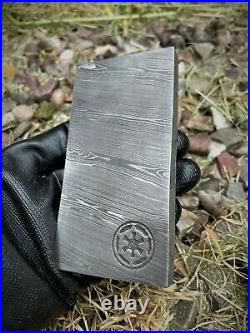 Star Wars-Beskar Steel Ingot-Handmade Damascus Steel Billet-Bar-Mandalorian iron