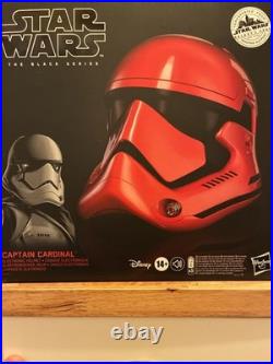 Star Wars Black Series Cpt Cardinal Electronic Red Stormtrooper Voice Mod Helmet