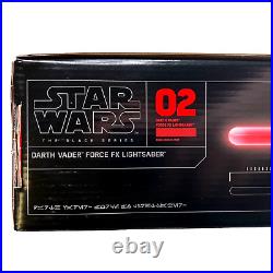 Star Wars Black Series Darth Vader Force FX 02 Lightsaber Red Hasbro Sealed