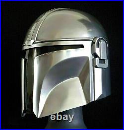 Star Wars Black Series The Mandalorian Silver Wearable Helmet Collectible Armor