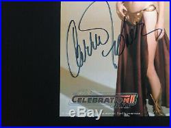 Star Wars Carrie Fisher Signed Star Wars 8x10 Celebration II Autograph + Folder