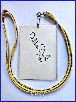 Star Wars Celebration 1999 Jar Jar Insider Event Badge Pass Autographed by C-3PO