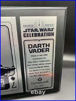Star Wars Celebration 2015 Anaheim- Darth Vader Metal Print Cartimundi 24/38