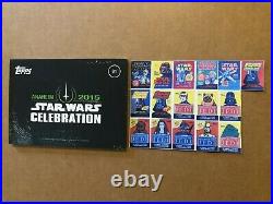 Star Wars Celebration 2015 Anaheim Topps Sealed Wax Pack Large Card Set & Guide