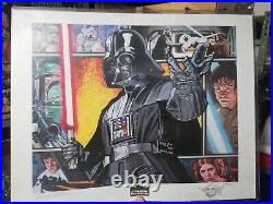 Star Wars Celebration 2015 Art Print Randy Martinez 144/250 signed and sketch