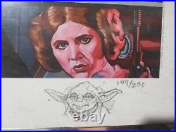 Star Wars Celebration 2015 Art Print Randy Martinez 144/250 signed and sketch