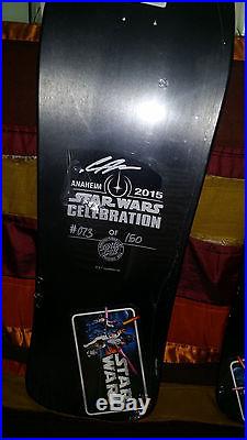 Star Wars Celebration 2015 Exclusive Santa Cruz Skateboards LE 150 SIGNED +BONUS