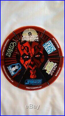 Star Wars Celebration 2019 Chicago EXCLUSIVE Darth Maul pie patch COMPLETE