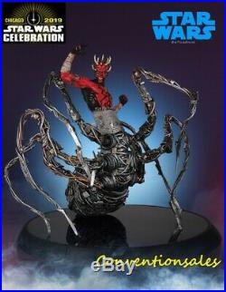 Star Wars Celebration 2019 Chicago Gentle Giant Mecha Spider Darth Maul Statue