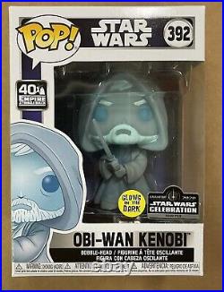 Star Wars Celebration 2020 Exclusive Obi-Wan Kenobi Funko #392 Pop! Vinyl
