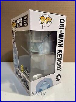 Star Wars Celebration 2020 Funko Pop! Obi-wan Kenobi Gitd Glows In The Dark 392