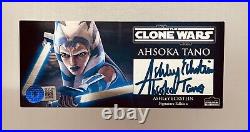 Star Wars Celebration 2022 3x7 Ahsoka Tano Signature Plaque The Clone Wars