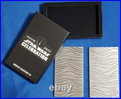 Star Wars Celebration 2022 Anaheim Beskar Coaster set Exclusive Anaheim NEW