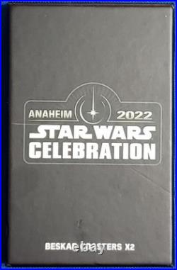 Star Wars Celebration 2022 Anaheim Beskar Coaster set Exclusive Anaheim NEW