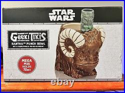 Star Wars Celebration 2022 EXCLUSIVE Geeki Tikis Bantha Punchbowl Sold Out Nib