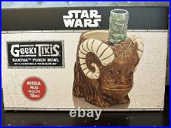 Star Wars Celebration 2022 EXCLUSIVE Geeki Tikis Bantha Punchbowl Sold Out Nib