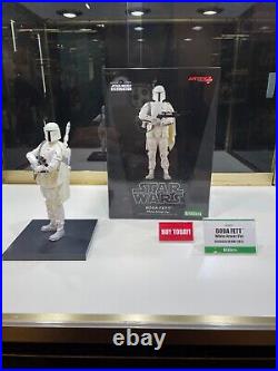 Star Wars Celebration 2022 Exclusive Kotobukiya Artfx Boba Fett White Armor Mib