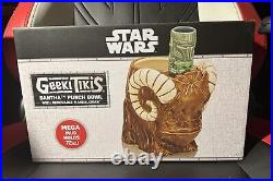 Star Wars Celebration 2022 Geeki Tikis Bantha Punchbowl NEW