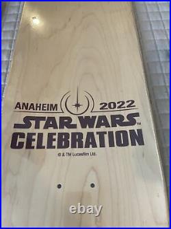 Star Wars Celebration 2022 Skate Board, Lanyard and Captain Rex Pin