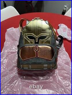 Star Wars Celebration 2023 Armorer Loungefly Mini Backpack. FREE DUSTER BAG