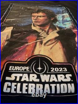 Star Wars Celebration 2023 Han Solo Key Art Exclusive T-shirt London / Europe Lg