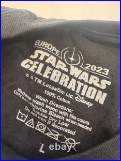 Star Wars Celebration 2023 Han Solo Key Art Exclusive T-shirt London / Europe Lg
