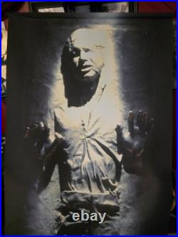 Star Wars Celebration 2025 HAN SOLO in Carbonite Wall Tapestry LE 100