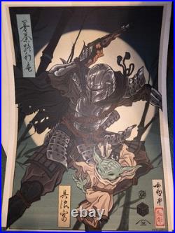 Star Wars Celebration 2025 Poster Mandalorian Grogu TAKUMI 29.5x42cm/11.6x16.53