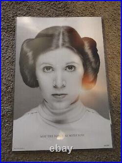 Star Wars Celebration 40th Anniv. Princess Leia #6661/8,000 Unframed Poster