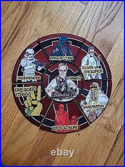 Star Wars Celebration 5 Puzzle Ptach Set 2010 Fanboy Rare Gold Boarder