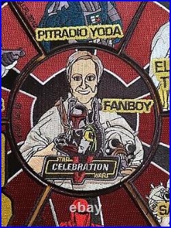 Star Wars Celebration 5 Puzzle Ptach Set 2010 Fanboy Rare Gold Boarder