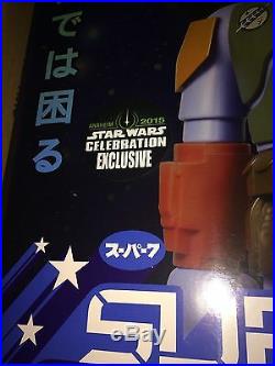 Star Wars Celebration 7 SDCC Funko Super Shogun Warrior BOBA FETT Mazinger Pop