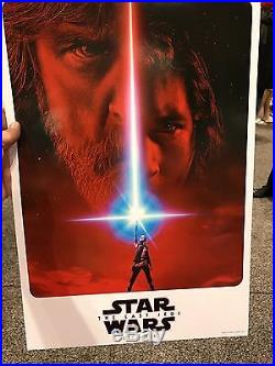 Star Wars Celebration 8 Orlando 2017 The Last Jedi Poster Teaser 13x19 IN HAND