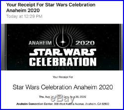 Star Wars Celebration Anaheim 2020 4 Day Child (6-12) Pass (SOLD OUT)