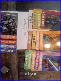 Star Wars Celebration Anaheim 2020 Badge set SWCA