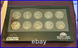 Star Wars Celebration Anaheim 2020 Bounty Hunter Collectors Coin Set LE 500 NEW