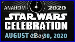 Star Wars Celebration Anaheim 2020 JEDI MASTER VIP Pass SOLD OUT