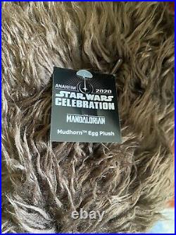 Star Wars Celebration Anaheim 2020 Plush Mudhorn Mud Horn Egg The Mandalorian
