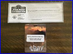 Star Wars Celebration Anaheim 2022 Adult 4 Day Pass In Hand & SOLD OUT