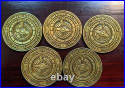 Star Wars Celebration Anaheim 2022 Complete Droid Hunt Coin Collection (5 Coins)
