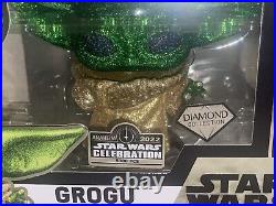 Star Wars Celebration Anaheim 2022 Exclusive Funko Pop Diamond Glitter Grogu