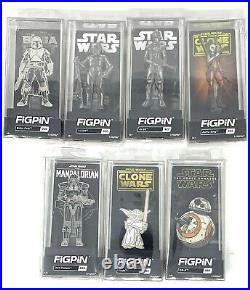 Star Wars Celebration Anaheim 2022 Exclusives FIGPIN limited Edition Set of 7