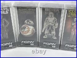 Star Wars Celebration Anaheim 2022 FiGPiN Exclusive Set (8 Pins Total) Mint Seal