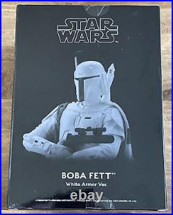 Star Wars Celebration Anaheim 2022 Kotobukiya Artfx Boba Fett White Armor Inhand