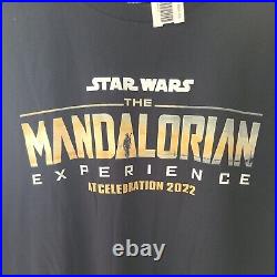 Star Wars Celebration Anaheim 2022 Mandalorian Experience Tee T-Shirt L Large